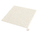 Dark Bone White 12x12 Glossy Uniform Square Glass Mosaic Tile (20 pack, 18.69 sq ft/case)