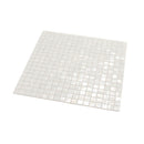 Dark Bone White 12x12 Glossy Uniform Square Glass Mosaic Tile (20 pack, 18.69 sq ft/case)