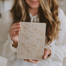 Gold Leaves Notes Journal by Sweet Water Decor