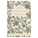 Mom's One Line A Day Green Delft Leather Journal by Sweet Water Decor
