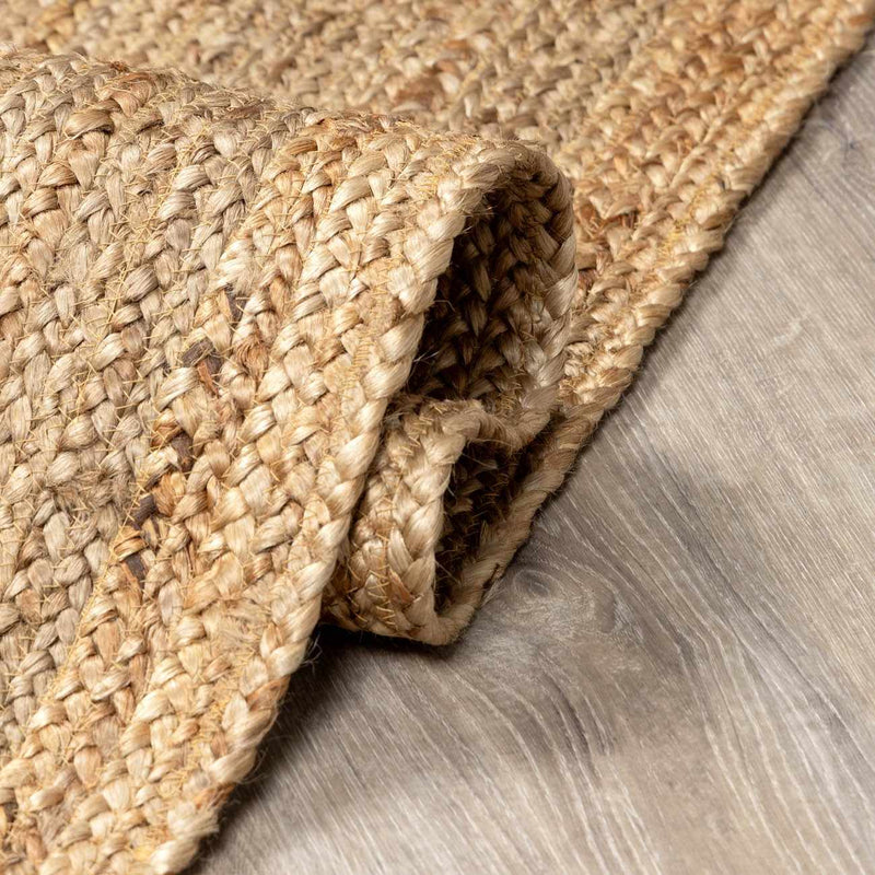 Shippagan Tan Jute Braided Rug