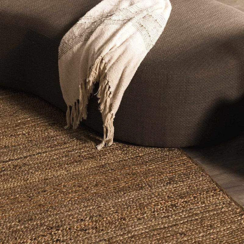 Shippagan Tan Jute Braided Rug