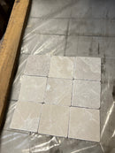 Noble Light Botticino Marble 12" x 12" Tumbled Tile