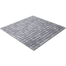 Metal Gray 12x12 Glossy Uniform Square Glass Mosaic Tile (20 pack, 18.69 sq ft/case)