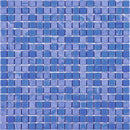 Neon Blue 12x12 Glossy Uniform Square Glass Mosaic Tile (20 pack, 18.69 sq ft/case) - Sample