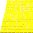Yellow 12x12 Glossy Uniform Square Glass Mosaic Tile (20 pack, 18.69 sq ft/case)