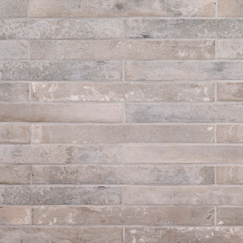 MSI Brickstone Taupe Brick Matte Porcelain Wall and Floor Tile