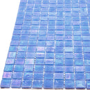 Carolina Blue 12x12 Glossy Uniform Square Glass Mosaic Tile (20 pack, 18.69 sq ft/case) by Apollo Tile