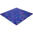 Shimmer Cobalt Blue 12x12 Glossy Uniform Square Glass Mosaic Tile (20 pack, 18.69 sq ft/case)