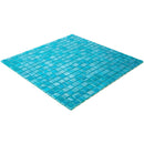 Dark Ocean Green 12x12 Glossy Uniform Square Glass Mosaic Tile (20 pack, 18.69 sq ft/case) - Sample