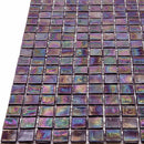 Wine Red 12x12 Glossy Uniform Square Glass Mosaic Tile (20 pack, 18.69 sq ft/case) - Sample