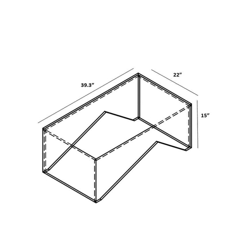 Fornach Black Coffee Table