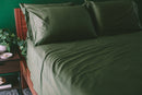 Sateen Organic Cotton Sheet Set + Pillowcases