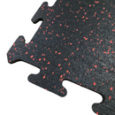 NEW Hammer Clad 3/8" Premium Rubber Floor Tiles and Interlocking Gym Tile Flooring