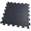 NEW Hammer Clad 3/8" Premium Rubber Floor Tiles and Interlocking Gym Tile Flooring