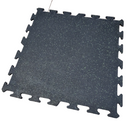 NEW Hammer Clad 3/8" Premium Rubber Floor Tiles and Interlocking Gym Tile Flooring