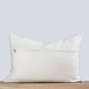 Chloe Floral Block Printed Pillow Cover | Blue | Lumbar