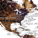Custom Push Pin World Map Wall Art Canvas Print – by MyGreatCanvas | Canvas Wall Art Prints | Photo Prints & Wall Decor