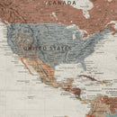 Custom Framed World Map Canvas Print – Personalized Push Pin by MyGreatCanvas | Canvas Wall Art Prints | Photo Prints & Wall Decor