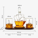 The Wine Savant Middle Finger Decanter Novelty Whiskey