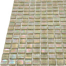 Yellowish Gray 12x12 Glossy Uniform Square Glass Mosaic Tile (20 pack, 18.69 sq ft/case)