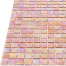 China Pink 12x12 Glossy Uniform Square Glass Mosaic Tile (20 pack, 18.69 sq ft/case)