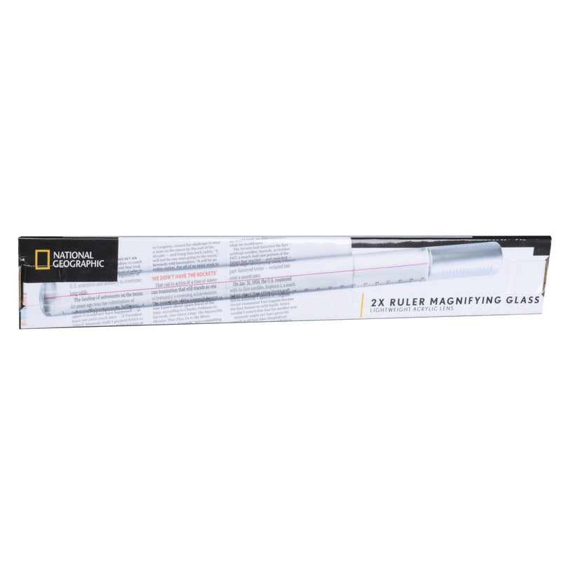 2x Reading Magnifier and Ruler