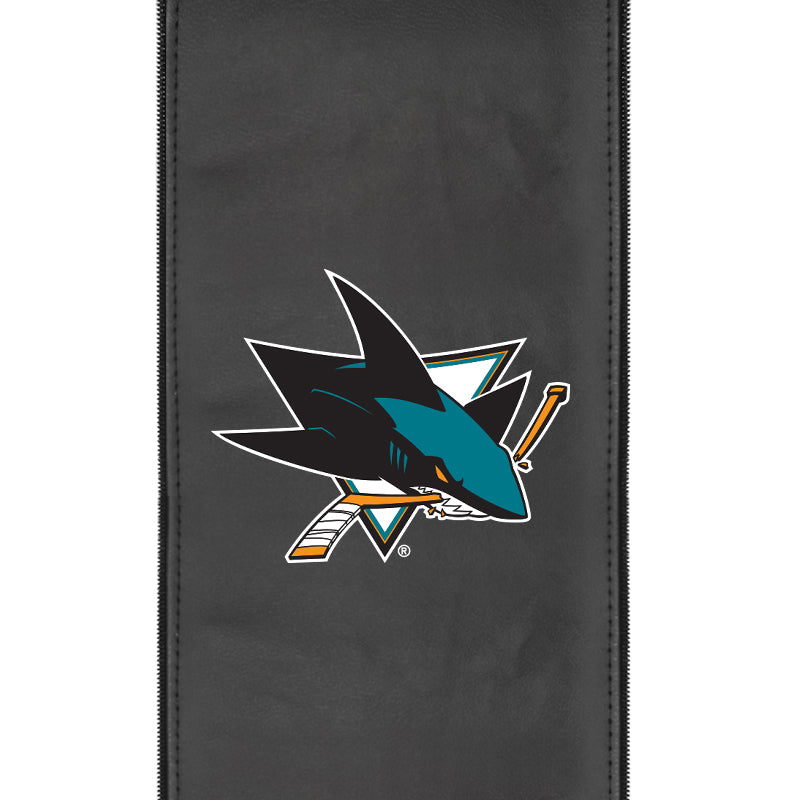 Silver Club Chair with San Jose Sharks Logo
