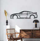GT-R R35 Detailed Metal Car Wall Art - MT0989