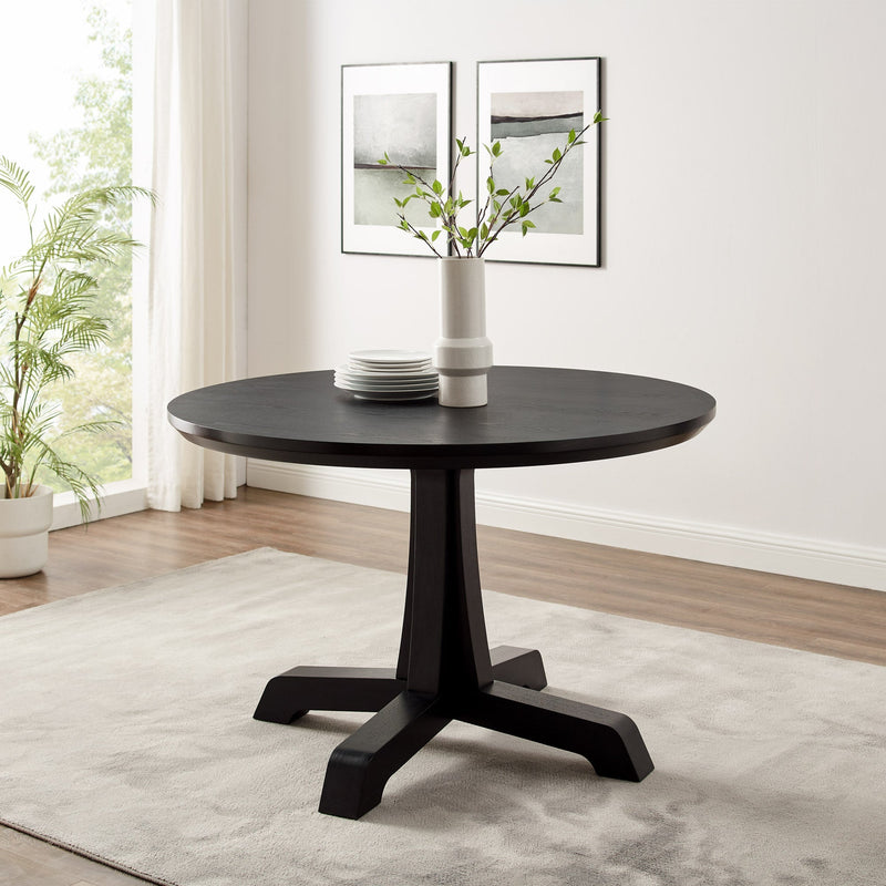 48" Round Dining Table with Pedestal Base