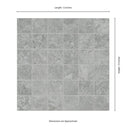 MSI Legions Lunar Silver Porcelain Mosaic Wall and Floor Tile