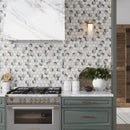 Gray Beige 10x12 Matte Hexagon Recycled Glass Mosaic Tile (10 pack, 8.29 sq ft/case)
