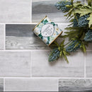 Gray Beige 12x12 Matte Brick Recycled Glass Mosaic Tile (10 pack, 9.18 sq ft/case) - Sample