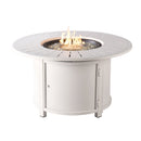 Aluminum 44-in Round Propane Fire Table with Beads, Covers and Lid