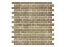Noce Travertine Square 1" x 1" Tumbled Tile