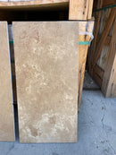 Noce Travertine Square 1" x 1" Unfilled / Polished Tile