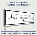 Song Of Solomon 3:4 - I Have Found The One Sign III by Tailored Canvases