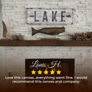 Rustic Lake Arrow Sign