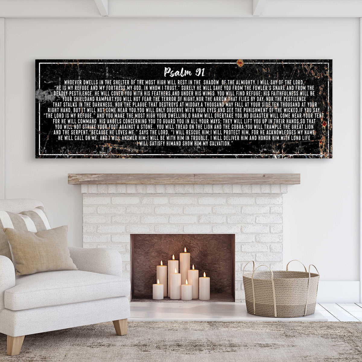 Psalm 91 - He Is My Refuge Sign, photo 10 of 10