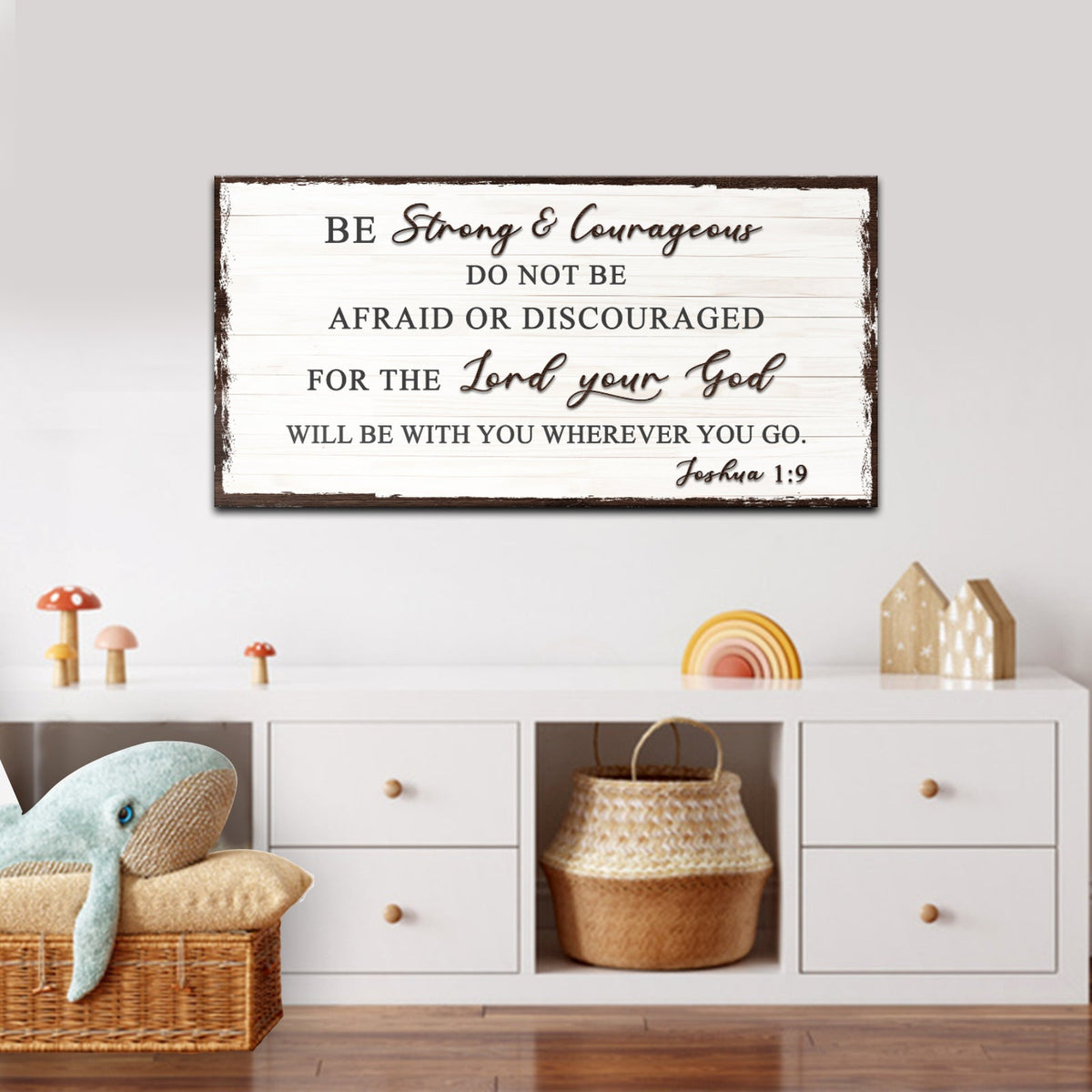 Joshua 1:9 - Do Not Be Afraid Sign, photo 2 of 6