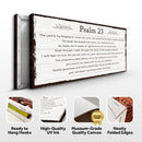 Psalm 23 - The Lord Is My Shepherd Sign by Tailored Canvases