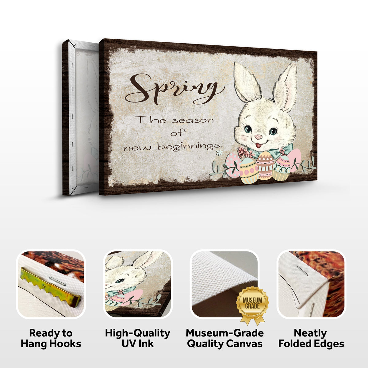 Easter Bunny Spring Sign, photo 3 of 6