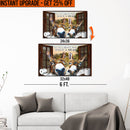 Upgrade Your 36x24 Inches 'Have A Seat Sweet Cheeks Bathroom' Canvas To 48x32 Inches by Tailored Canvases