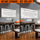 Upgrade Your 48x24 Inches 'Psalm 23 - The Lord Is My Shepherd' Canvas To 60x30 Inches
