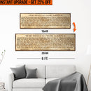 Upgrade Your 16x48 Inches 'The Man In The Arena' (Style 1) Canvas To 20x60 Inches