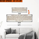 Upgrade Your 'The Man In The Arena' Canvas To 20x60 Inches by Tailored Canvases
