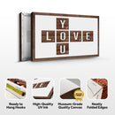 Valentine Love You Sign