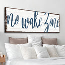 No Wake Zone Sign XV