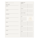 Weekly Meal Planner Notepad by Sweet Water Decor