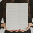 Weekly Meal Planner Notepad by Sweet Water Decor